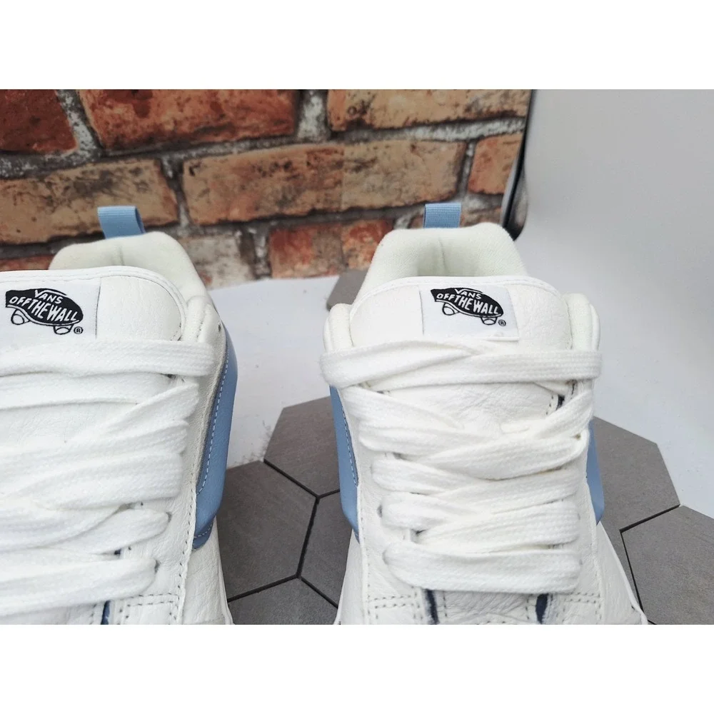 VANS Knu Stack Platform Lift Shoes Unc Blue White Platform Shoes Women Sz 9.5‎